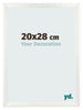 Bilderrahmen 20x28cm Weiß Vintage MDF Pisa Vorne Messe | Yourdecoration.at