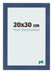 Bilderrahmen 20x30cm Dunkelblau Gewischt MDF Pisa Vorne Messe | Yourdecoration.at