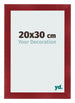 Bilderrahmen 20x30cm Weinrot Gewischt MDF Pisa Vorne Messe | Yourdecoration.at