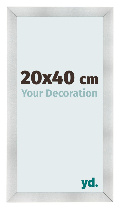Bilderrahmen 20x40cm Aluminium Gebürstet MDF Pisa Vorne Messe | Yourdecoration.at