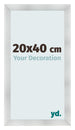 Bilderrahmen 20x40cm Aluminium Gebürstet MDF Pisa Vorne Messe | Yourdecoration.at