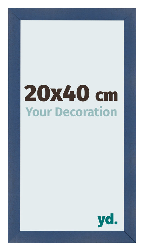 Bilderrahmen 20x40cm Dunkelblau Gewischt MDF Pisa Vorne Messe | Yourdecoration.at