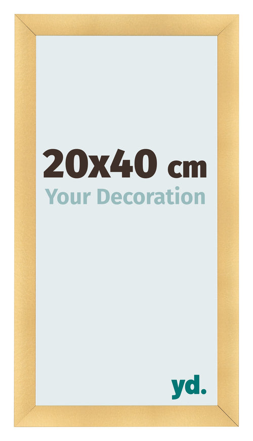 Bilderrahmen 20x40cm Gold Vintage MDF Pisa Vorne Messe | Yourdecoration.at