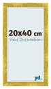 Bilderrahmen 20x40cm Gold Vintage MDF Pisa Vorne Messe | Yourdecoration.at
