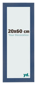 Bilderrahmen 20x60cm Dunkelblau Gewischt MDF Pisa Vorne Messe | Yourdecoration.at
