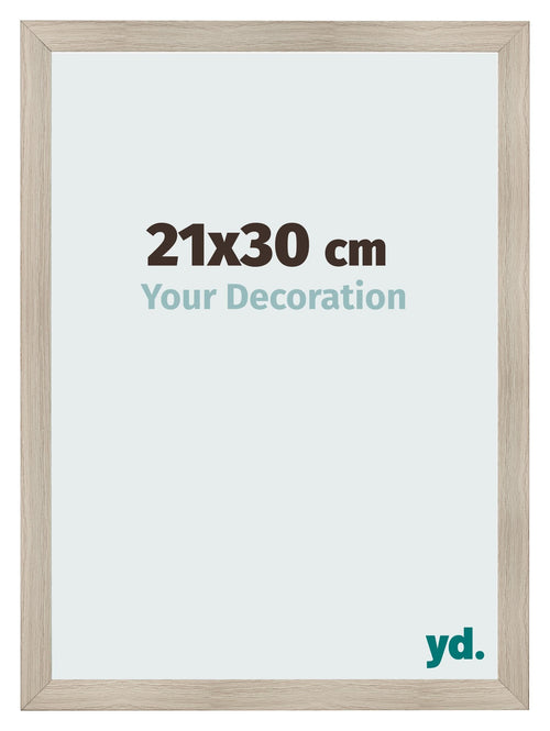 Bilderrahmen 21x30cm Eiche Rustikal MDF Pisa Vorne Messe | Yourdecoration.at