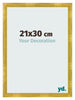 Bilderrahmen 21x30cm Gold Vintage MDF Pisa Vorne Messe | Yourdecoration.at