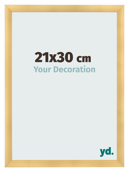 Bilderrahmen 21x30cm Gold Vintage MDF Pisa Vorne Messe | Yourdecoration.at