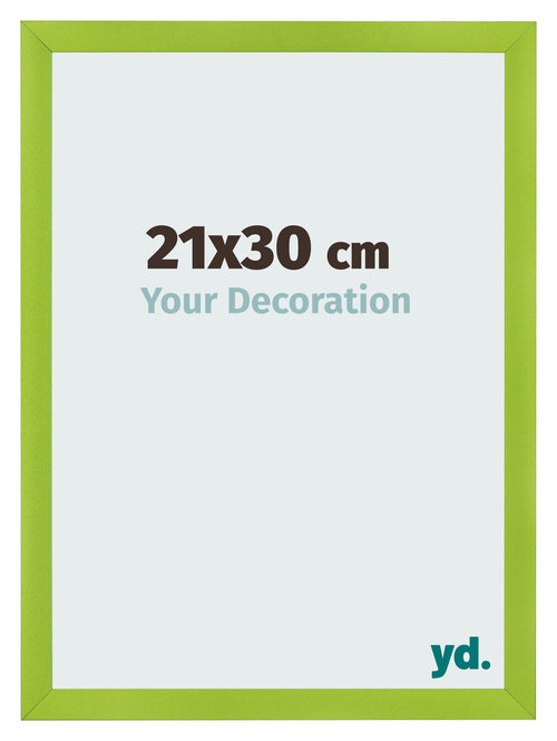 Bilderrahmen 21x30cm Grün MDF Pisa Vorne Messe | Yourdecoration.at