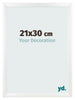 Bilderrahmen 21x30cm Weiß Vintage MDF Pisa Vorne Messe | Yourdecoration.at
