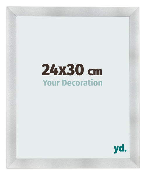 Bilderrahmen 24x30cm Aluminium Gebürstet MDF Pisa Vorne Messe | Yourdecoration.at