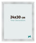 Bilderrahmen 24x30cm Aluminium Gebürstet MDF Pisa Vorne Messe | Yourdecoration.at