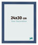 Bilderrahmen 24x30cm Dunkelblau Gewischt MDF Pisa Vorne Messe | Yourdecoration.at