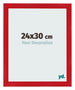 Bilderrahmen 24x30cm Rot MDF Pisa Vorne Messe | Yourdecoration.at