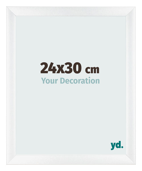 Bilderrahmen 24x30cm Weiß Vintage MDF Pisa Vorne Messe | Yourdecoration.at