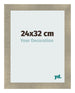 Bilderrahmen 24x32cm Gold Vintage MDF Pisa Vorne Messe | Yourdecoration.at