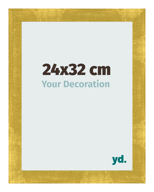 Bilderrahmen 24x32cm Gold Vintage MDF Pisa Vorne Messe | Yourdecoration.at