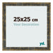 Bilderrahmen 25x25cm Blau Gold Meliert MDF Pisa Vorne Messe | Yourdecoration.at