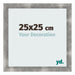 Bilderrahmen 25x25cm Metall Vintage MDF Pisa Vorne Messe | Yourdecoration.at