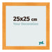 Bilderrahmen 25x25cm Orange MDF Pisa Vorne Messe | Yourdecoration.at