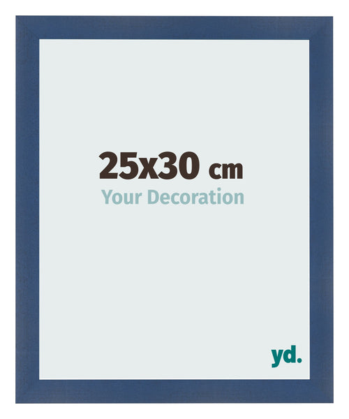 Bilderrahmen 25x30cm Dunkelblau Gewischt MDF Pisa Vorne Messe | Yourdecoration.at