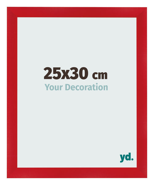 Bilderrahmen 25x30cm Rot MDF Pisa Vorne Messe | Yourdecoration.at