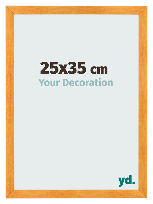 Bilderrahmen 25x35cm Orange MDF Pisa Vorne Messe | Yourdecoration.at
