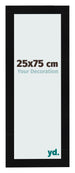 Bilderrahmen 25x75cm Schwarz Silber Poliert MDF Pisa Vorne Messe | Yourdecoration.at