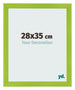Bilderrahmen 28x35cm Grün MDF Pisa Vorne Messe | Yourdecoration.at