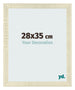 Bilderrahmen 28x35cm Sonoma Eiche MDF Pisa Vorne Messe | Yourdecoration.at