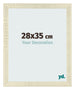 Bilderrahmen 28x35cm Sonoma Eiche MDF Pisa Vorne Messe | Yourdecoration.at