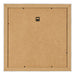 Bilderrahmen 30x30cm Aluminium Gebürstet MDF Pisa Ruckseite | Yourdecoration.at