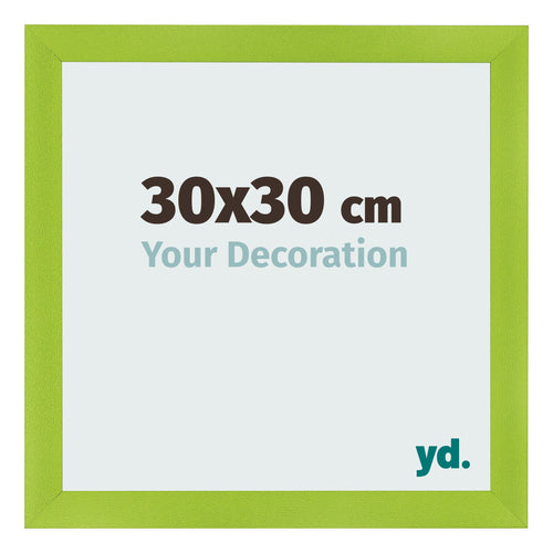 Bilderrahmen 30x30cm Grün MDF Pisa Vorne Messe | Yourdecoration.at
