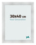 Bilderrahmen 30x40cm Aluminium Gebürstet MDF Pisa Vorne Messe | Yourdecoration.at