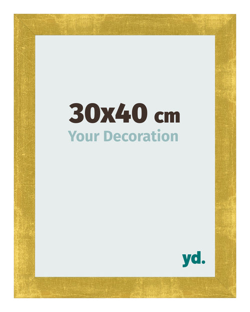 Bilderrahmen 30x40cm Gold Vintage MDF Pisa Vorne Messe | Yourdecoration.at