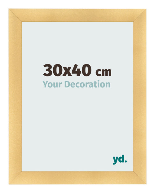 Bilderrahmen 30x40cm Gold Vintage MDF Pisa Vorne Messe | Yourdecoration.at
