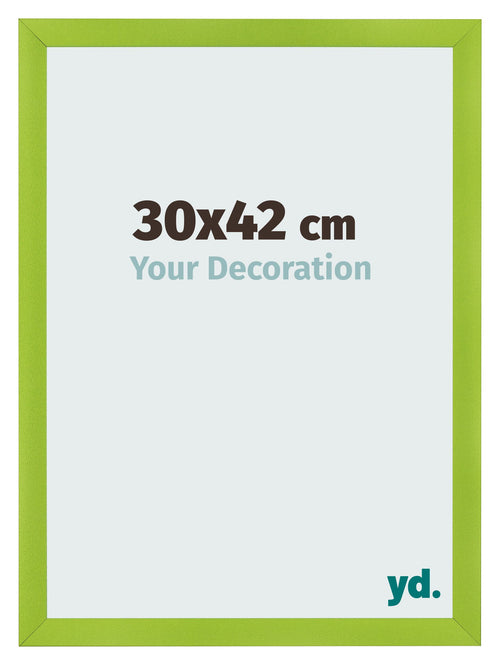 Bilderrahmen 30x42cm Grün MDF Pisa Vorne Messe | Yourdecoration.at