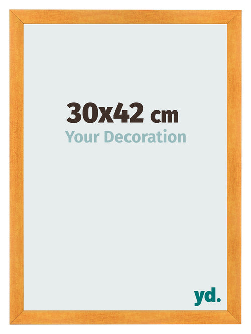 Bilderrahmen 30x42cm Orange MDF Pisa Vorne Messe | Yourdecoration.at