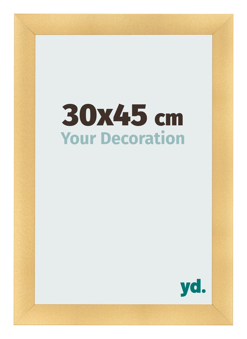 Bilderrahmen 30x45cm Gold Vintage MDF Pisa Vorne Messe | Yourdecoration.at