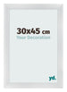 Bilderrahmen 30x45cm Silber Schwarz Gewischt MDF Pisa Vorne Messe | Yourdecoration.at