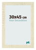 Bilderrahmen 30x45cm Sonoma Eiche MDF Pisa Vorne Messe | Yourdecoration.at