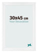 Bilderrahmen 30x45cm Weiß Vintage MDF Pisa Vorne Messe | Yourdecoration.at