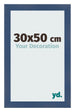 Bilderrahmen 30x50cm Dunkelblau Gewischt MDF Pisa Vorne Messe | Yourdecoration.at
