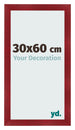 Bilderrahmen 30x60cm Weinrot Gewischt MDF Pisa Vorne Messe | Yourdecoration.at
