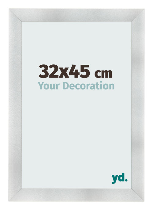 Bilderrahmen 32x45cm Aluminium Gebürstet MDF Pisa Vorne Messe | Yourdecoration.at