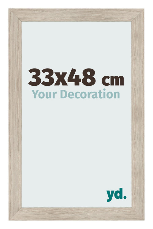 Bilderrahmen 33x48cm Eiche Rustikal MDF Pisa Vorne Messe | Yourdecoration.at