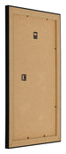 Bilderrahmen 33x48cm Schwarz Silber Poliert MDF Pisa Ruckseite Schrag | Yourdecoration.at