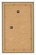 Bilderrahmen 33x48cm Schwarz Silber Poliert MDF Pisa Ruckseite | Yourdecoration.at
