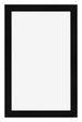 Bilderrahmen 33x48cm Schwarz Silber Poliert MDF Pisa Vorne | Yourdecoration.at