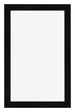 Bilderrahmen 33x48cm Schwarz Silber Poliert MDF Pisa Vorne | Yourdecoration.at